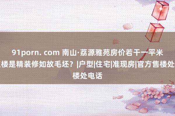 91porn. com 南山·荔源雅苑房价若干一平米？交楼是精装修如故毛坯？|户型|住宅|准现房|官方售楼处电话